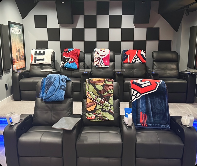 Couch home theatre