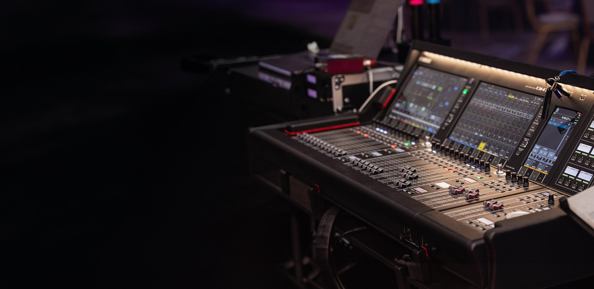 Technicial sound equipment check